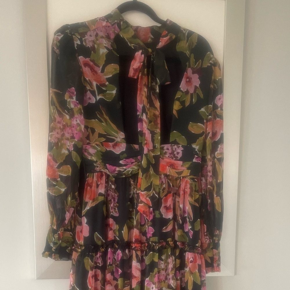 Aqua by Bloomingdales floral open-back maxi 🌺 - Picture 4 of 11